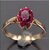 Red Ruby Ring Natural  unheated stone ring 4.25 ratti manik ring Jaipur Gemstone
