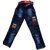 Dhingli House Kids Full Length Jeans for Boys in Skin Type Cream Colour with Beautiful Printed Pant in Size for 3 to 4 Y
