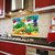 JAAMSO ROYALS Oil Proof Kitchen Room Wall Sticker oil proof aluminum foil sticker  home wall decor sticker
