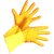 Green Home Yellow Rubber Hand Gloves 10 Pair