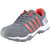 Vandeu Men's Grey Red Mesh Sports Running Shoes