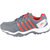 Vandeu Men's Grey Red Mesh Sports Running Shoes