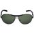 Adam Jones Glass Lens Gunmetal Green Rectangular UV Protection Sunglasses for Men