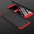Redmi 6 Front Back Case Cover Original Full Body 3 in 1 Slim Fit Complete 3D 360 Degree Protection  Black Red