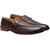 HOVERMONK BROWN LEATHER SLIP-ON ROMIO WITH BUCKLE