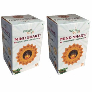Nature Sure Mind Shakti Tablets with Natural Herbs  2 Packs (2 x 60 Tablets)