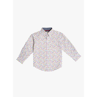 Mint & Cotton Multicolor color 100% Cotton Comfort Fit Shirt for boys