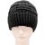 DELHITRADERSS Mens Winter Warm Knitting Hats Wool Baggy Slouchy Beanie Hat Cap(Black)