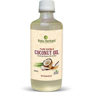                       Pure Edible Coconut Oil 500ML                                              