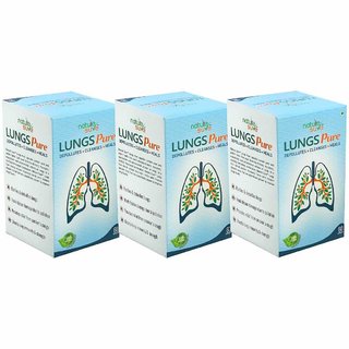Nature Sure Lungs Pure Capsules for Men  Women  3 Packs (3 x60 Capsules)