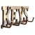 Kratidecor Designer Key Letter Shaped Brass Key Holder