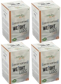 Nature Sure Agnimantha Weight Loss Formula for Men and Women  4 Packs (4x60 Capsules)