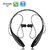 Premium HBS 730 Wireless in the Ear Bluetooth Neckband Earphone with Mic (Multicolor)