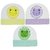 Neska Moda Baby Boys And Girls Multicolor Cap For 0 To 12 Month Pack Of 3 KC20