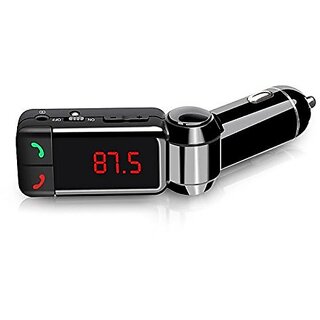 Kartik Digital Wireless Bluetooth FM Transmitter for Car with Hands-free Calling and Dual USB Charging Port (5V 2A)