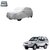 Auto Addict Silver Matty Body Cover with Buckle Belt For Tata Safari Dicor