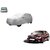 Auto Addict Silver Matty Body Cover with Buckle Belt For Skoda Superb