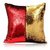 Kartik Cushion Cover Set of 1 Sequin Mermaid Throw Pillow Cover with Color Changing Reversible Paulette Pillow GolRed