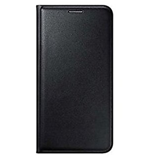                      Leather Flip Cover for Lenovo A6000 black                                              