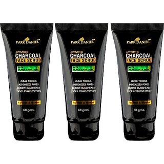 Park Daniel  Deep Cleansing Combo pack of 3 tubes of 60 gms(180 gms) Scrub