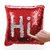 Kartik Cushion Cover 16x16 Set of 1 Sequin Mermaid Throw Pillow Cover with Color Changing Reversible Pau Pillow RedSilv