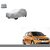 Auto Addict Silver Matty Body Cover with Buckle Belt For Tata Tiago