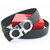 Silver Buckle Belt Imported Leather Belt Party Wear / Casual Wear For men Fashionable Imported Belt