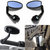 Handle Bar Edge OVEL Grip Mirror for Bike Bullet Standard TVS Ntorq,Yamaha NMax, Suzuki Gixxer, GXS, Burgman scooty-05