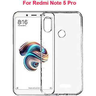 REDMI NOTE 5 PRO Soft Silicon High Quality Ultra-thin Transparent Back Cover For Redmi Note 5 Pro ( 2018 )