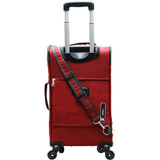 4 wheel luggage trolley