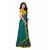Indian Style Sarees New Arrivals Women's Green Georgette Printed Party Saree With Blouse Bollywood Latest Designer Saree