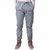 Xee Grey Regular Fit Trousers For Men