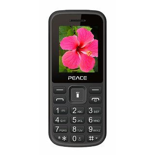 Buy Peace P1-Black (1.8-inch, Dual Sim, 850 Mah Battery / 16GB ...