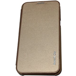                       Premium Luxury Leather High Quality Butter Fly Day Front Back Flip Cover Case for Lenovo A6000 golden                                              