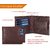 Bi-Fold Formal Plus Casual Brown Wallet for men, Separable card holder, Hand Made, Long Lasting Quality, Pure Leather (pu) (M-0012)