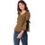 Texco Khaki Printed Back Styled Top for Women