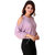 Texco Viscose Lilac Dolman Sleeve Loose-Fitted Top for Women