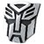 AutoRight Transformer Autobot 3D Chrome Badge Sticker Bike Car Racing Optimus Prime