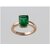 Emerald Ring 5.00 ratti stone panna gold plated ring effective  unheated stone ring Jaipur Gemstone