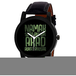 Dial-3 Graphics Fashion Mens Analog Watch by Wake Wood