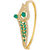 Voylla Green CZ Curvy Bracelet