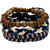 Dare by Voylla Set of 3 Wooden Beads and Braid Wrap Bracelet from Cool Stacked