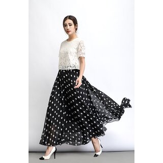 discount 62% White S WOMEN FASHION Skirts Casual skirt Print Poète casual skirt 