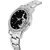 New Grahak Best Watch For Steel Strip Black Dail Analog Watch For Women Watch