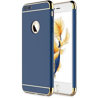                       3-in-1 SHOCKPROOF Dual Layer Thin Back Cover Case For iPhone 6 Plus (Blue)                                              