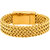 Dare by Voylla Solid Link Bracelet with Gold Plating
