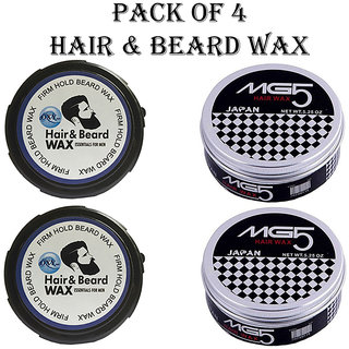 Buy Hair Wax Buy Hair Wax for Men ,MG5 Hair Beard Wax Pack of 4 Online