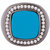 Dare by Voylla CZ Studded Blue Stone Milestone Ring
