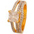 Voylla Yellow Gold Ring In Combo Set For Women
