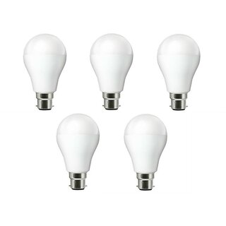 NIPSER 9 Watt Premium 900 Lumens LED Bulb ( Pack of 5), Cool Day Light